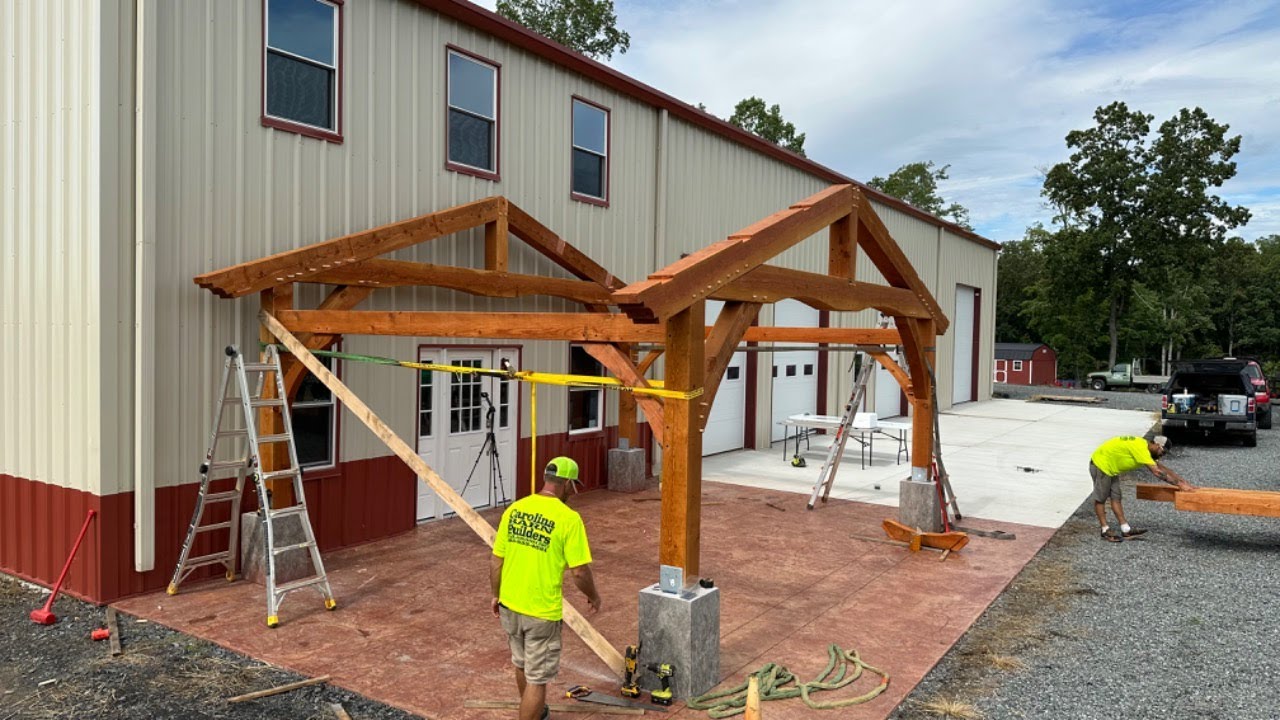 Modern Timber Frame Barn Raising Experience The Thrill Of Building A