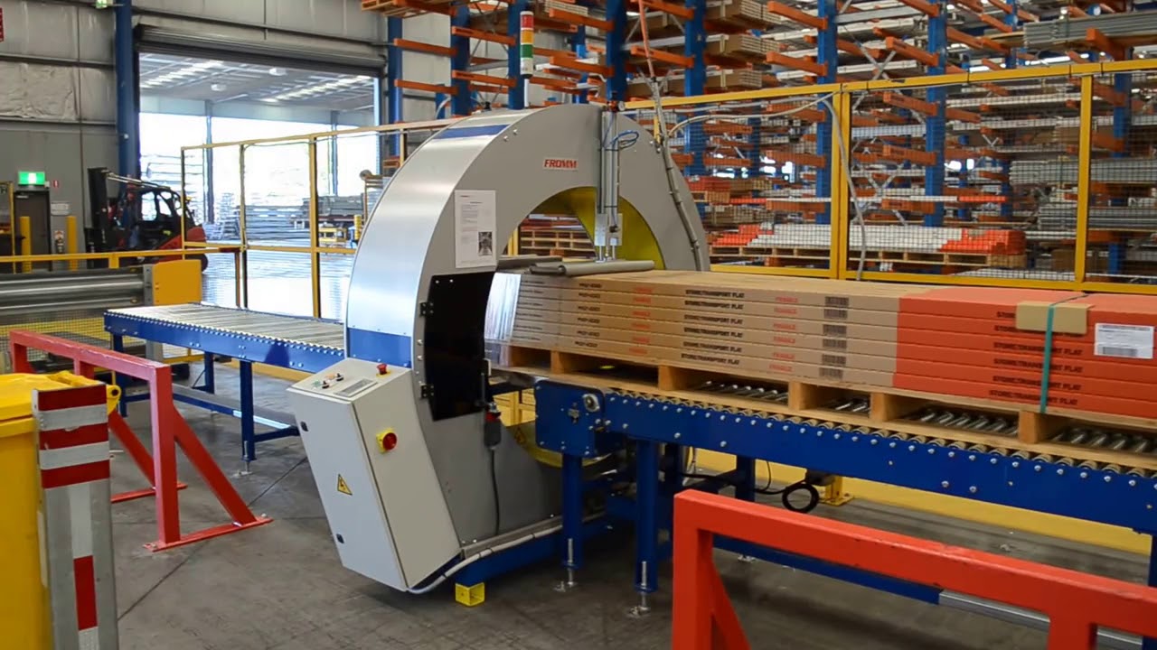 Compact Horizontal And Spiral Stretch Wrapping Machines Strappack